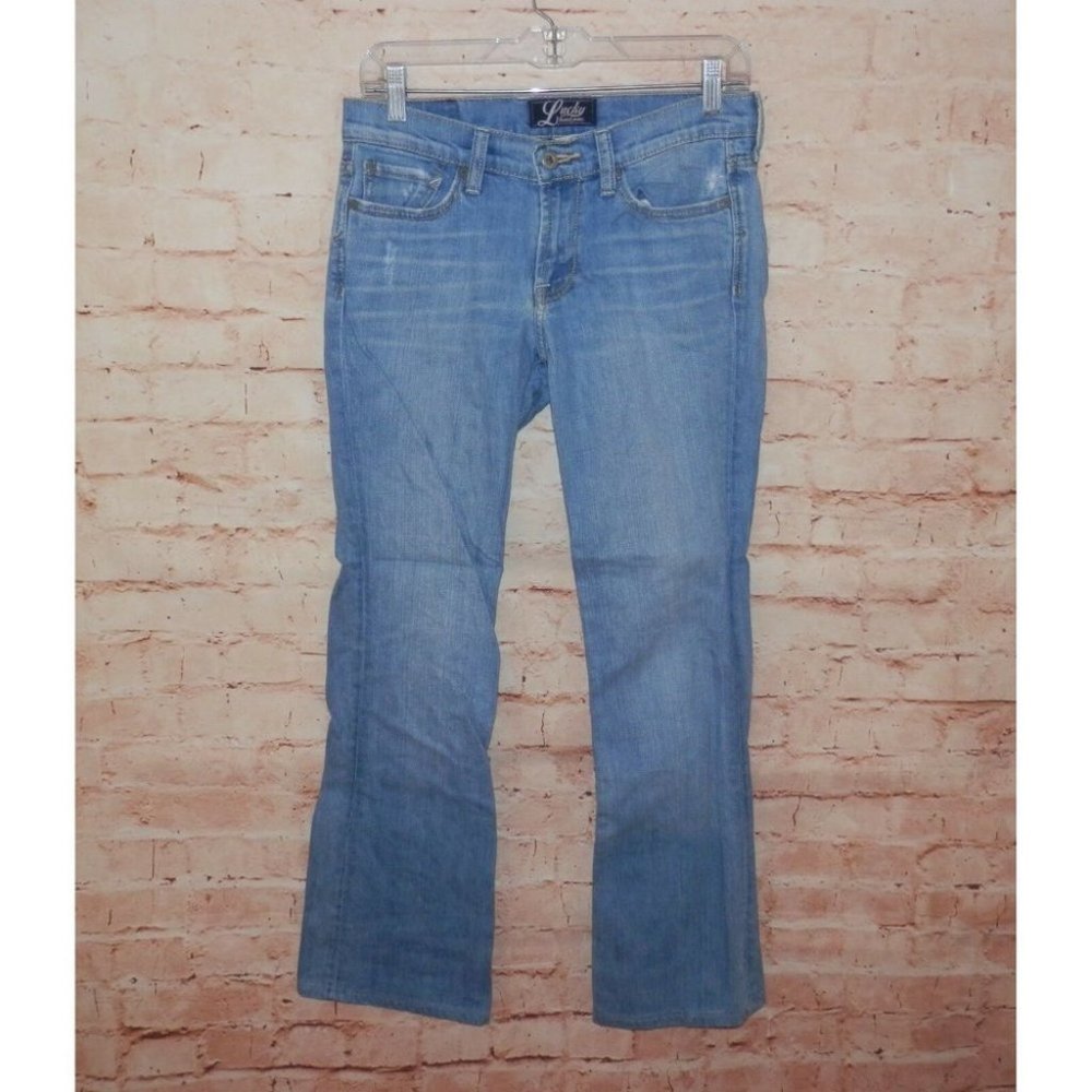 Lucky Brand Womens Size 4/27 Neopolitan Sweet N Low Distressed Stretch Jean 2257